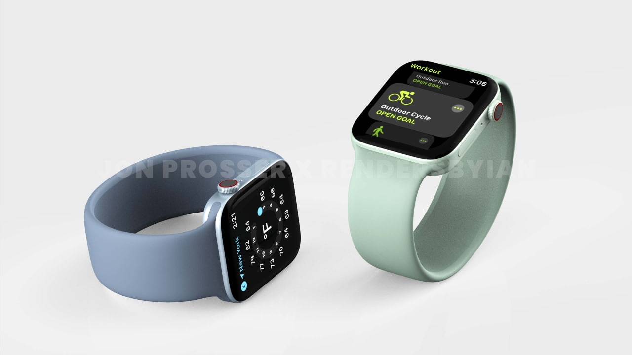 The new Apple Watch Series 7 may come in larger 41mm and 45mm sizes -   news