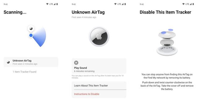 Apple releases AirTag 'Tracker Detect' app for Android