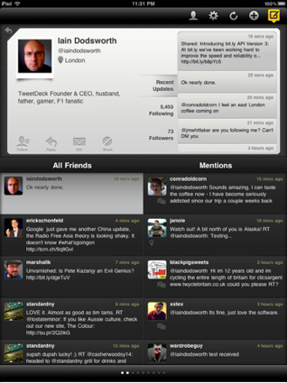 tweetdeck app for ipad