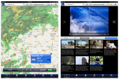 The Weather Channel App for iPad