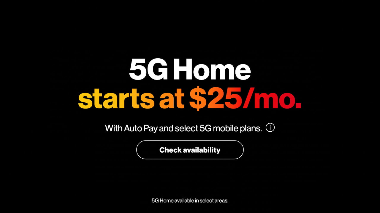 Verizon Home Now Starts at Just 25/month With Premium 5G