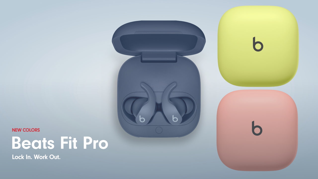 Apple Launches Beats Fit Pro in New Tidal Blue, Coral Pink, Volt