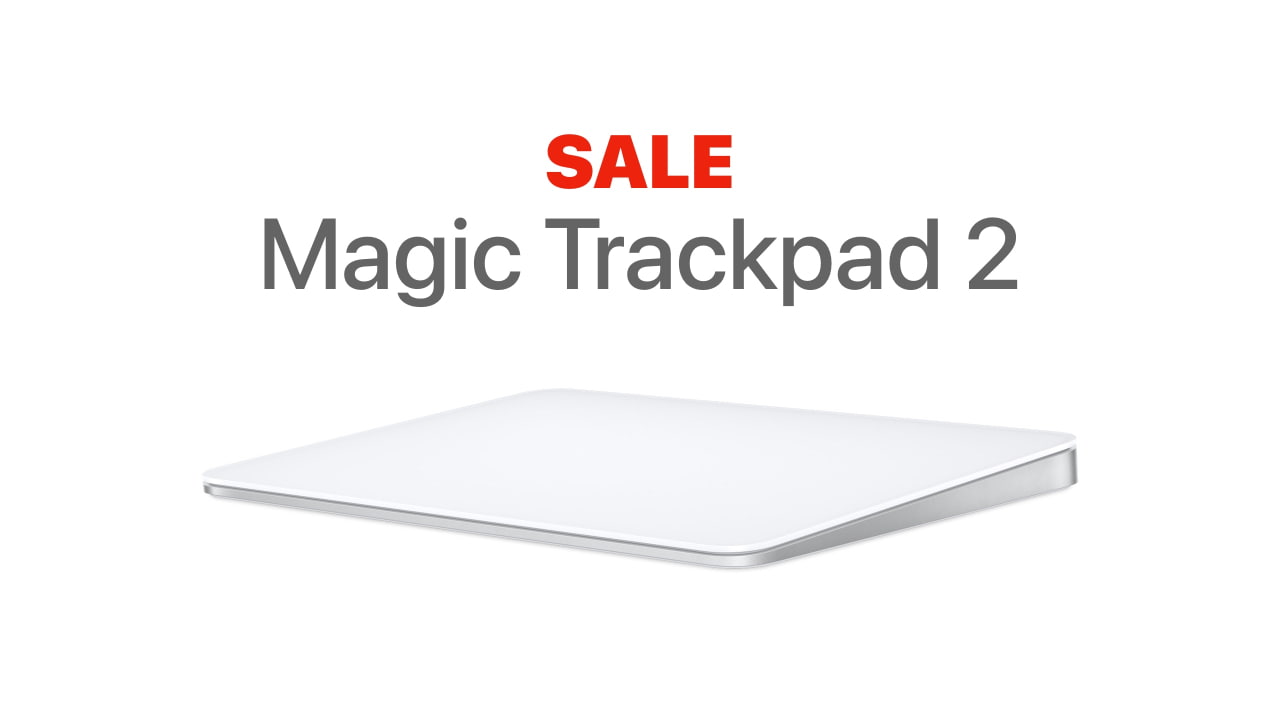 Magic Trackpad 2, Silver/White