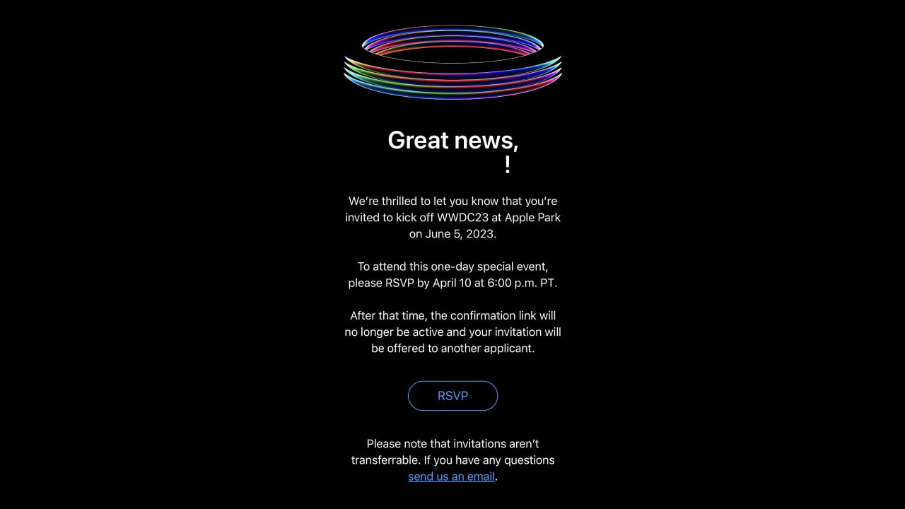Apple Begins Sending Out Invites for InPerson WWDC 2023 Experience