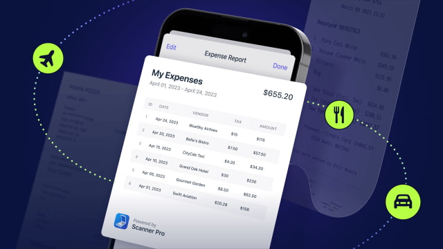 Readdle Scanner Pro App Can Now Create Automated Expense Reports