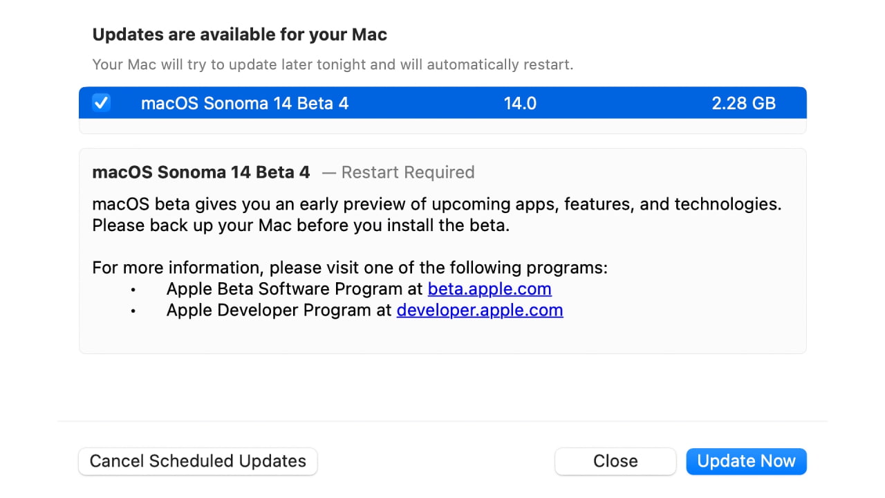 Apple Releases Macos Sonoma 14 Beta 4 [download] Iclarified