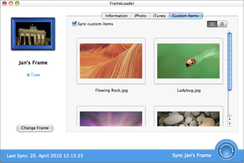 Sync Digital Picture Frames with Mac OS X and FrameLoader