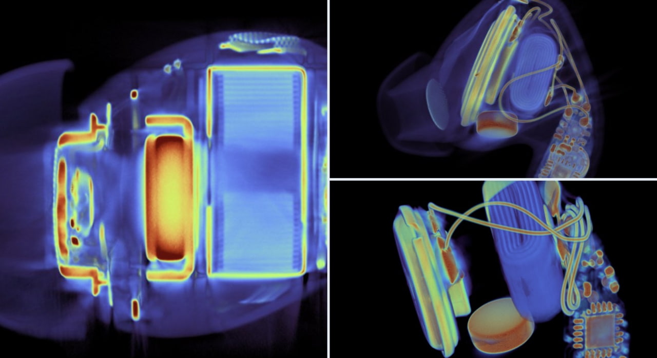 Industrial CT Scans Reveal Differences Between Real and Fake AirPods ...