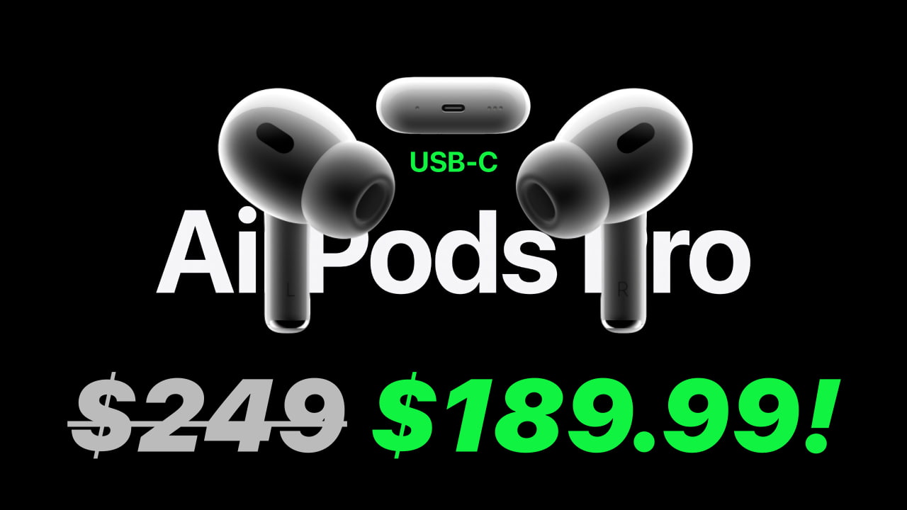 AirPods Pro 2 With USB C Are Back On Sale for 189.99 Deal