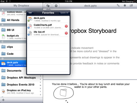 Dropbox is Now Available for the iPad