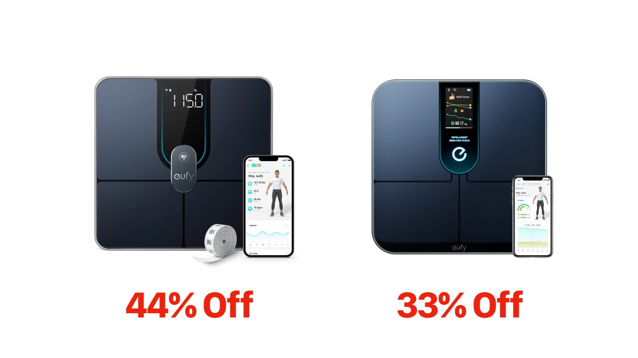 Anker's eufy smart scales now up to 25% off: P3 full color display $80,  more from $40