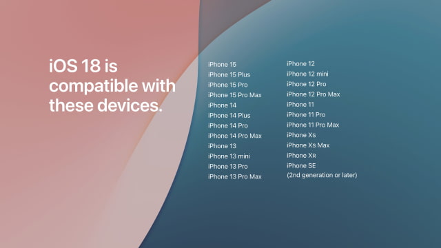 iOS 18 Supported Devices: A Complete List of Compatible iPhones