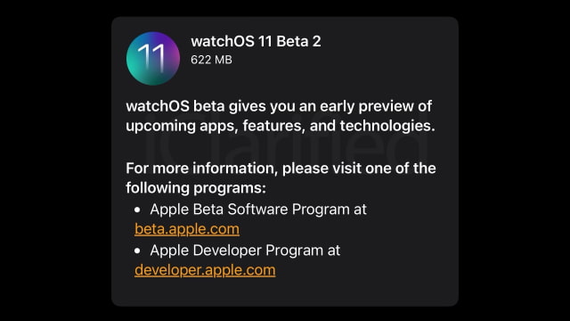 Apple Seeds watchOS 11 Beta 2 to Developers [Download]