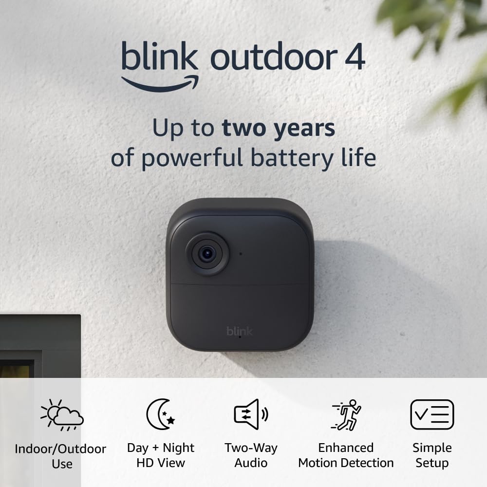 Blink Video Doorbell, Outdoor 4 Camera, Sync Module 2 On Sale for 63% Off [Deal]