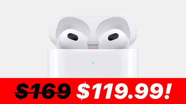 Apple AirPods 3 On Sale for $119.99 [Prime Day Deal]