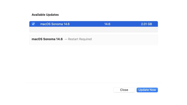 Apple Releases macOS Sonoma 14.6 RC [Download]