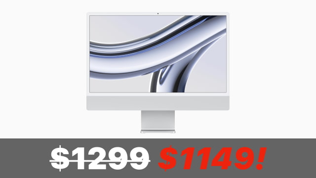 New 24-inch iMac With M3 On Sale for $150 Off! [Lowest Price Ever]