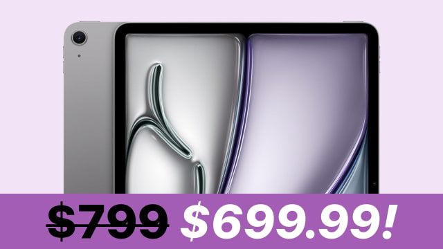 New 13-inch M2 iPad Air On Sale for $99.01 Off [Lowest Price Ever]