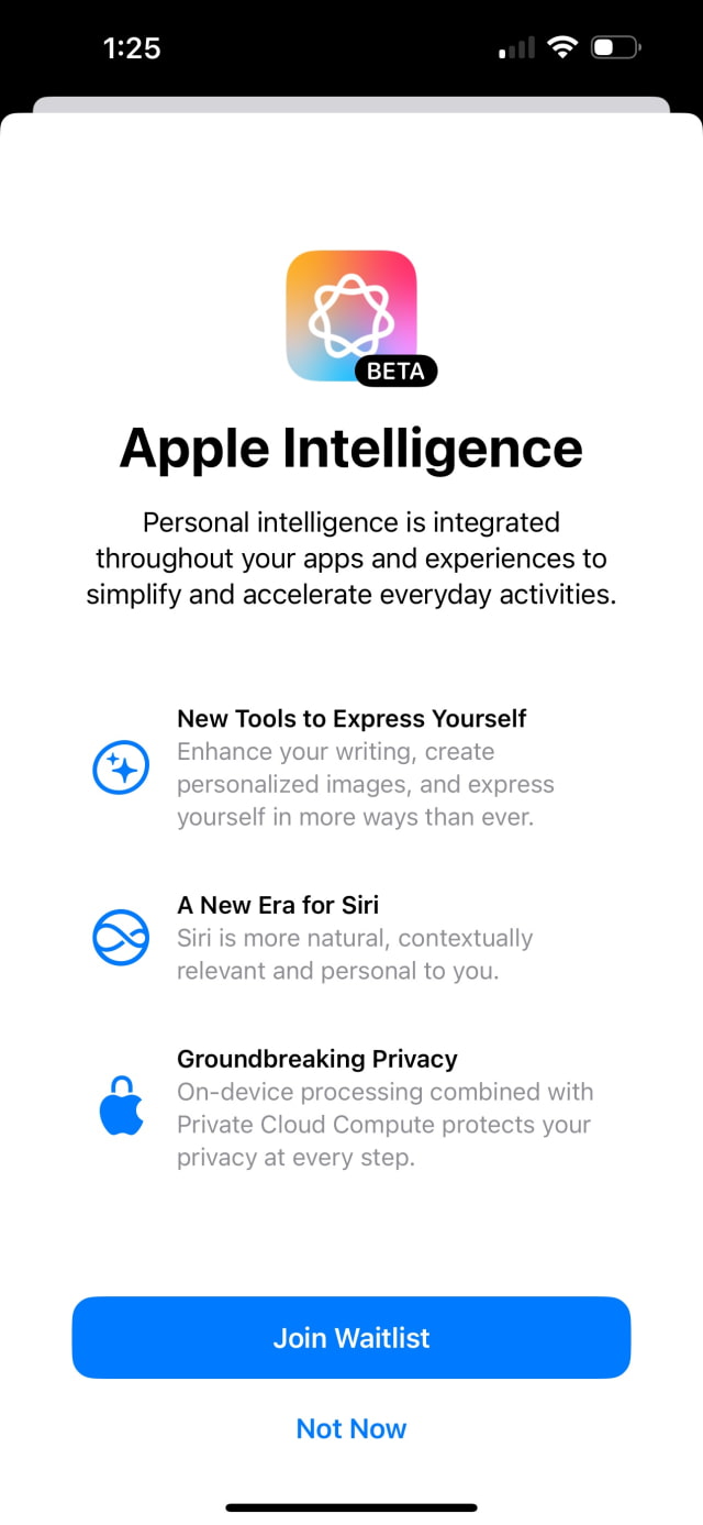 Apple Releases iOS 18.1 Beta and iPadOS 18.1 Beta With Apple Intelligence [Download]