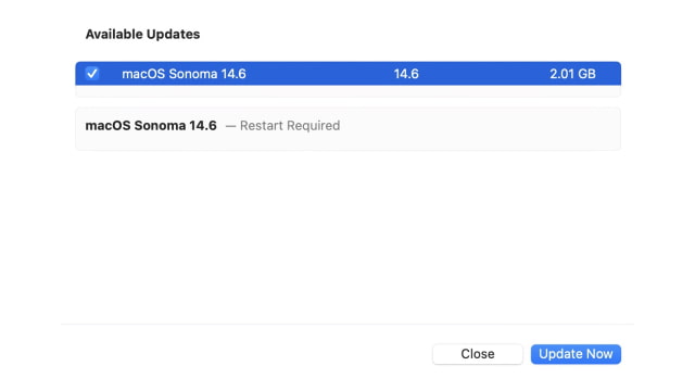 Apple Officially Releases macOS Sonoma 14.6 for Mac [Download]