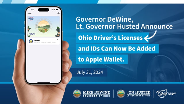 Ohio Driver&#039;s Licenses and IDs Can Now Be Added to Apple Wallet 