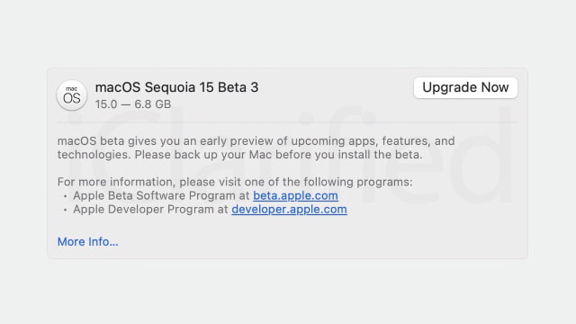 Apple Releases Third Public Beta of macOS Sequoia 15 [Download]