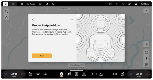 Rivian Now Supports Apple Music