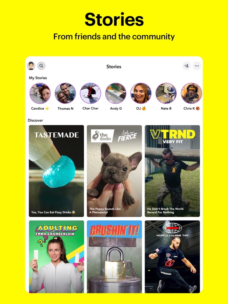 Snapchat App Gets Native Support for iPad