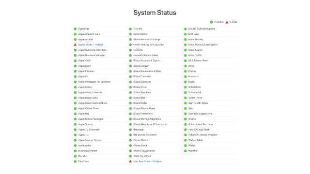 Mac App Store and Apple Books Are Down for Some Users