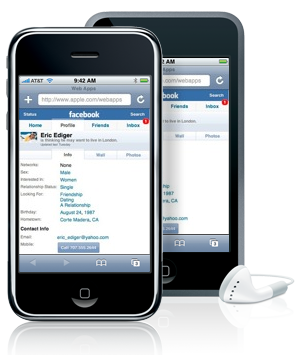 Apple Features Facebook App for iPhone / iPod