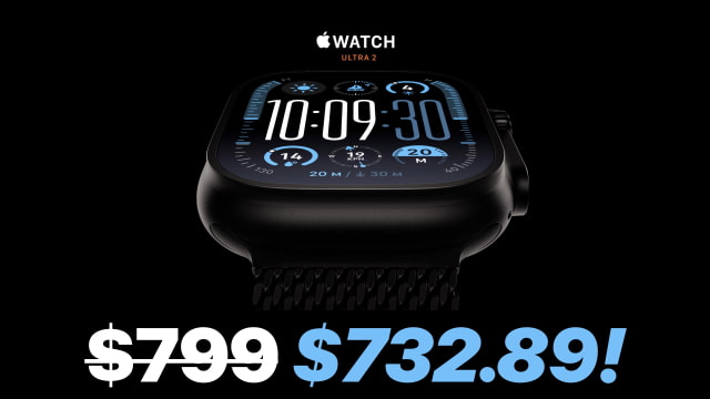 New Black Titanium Apple Watch Ultra 2 On Sale for $66.11 Off [Deal]