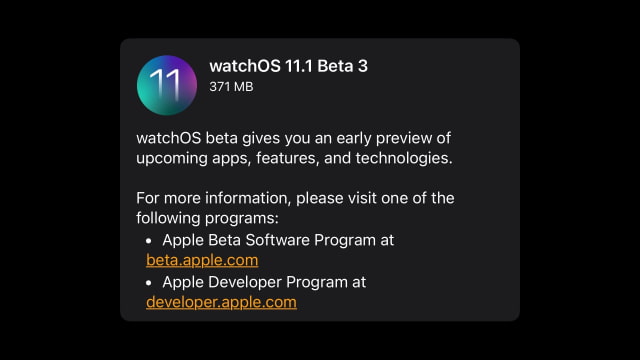 Apple Seeds watchOS 11.1 Beta 3 to Developers [Download]