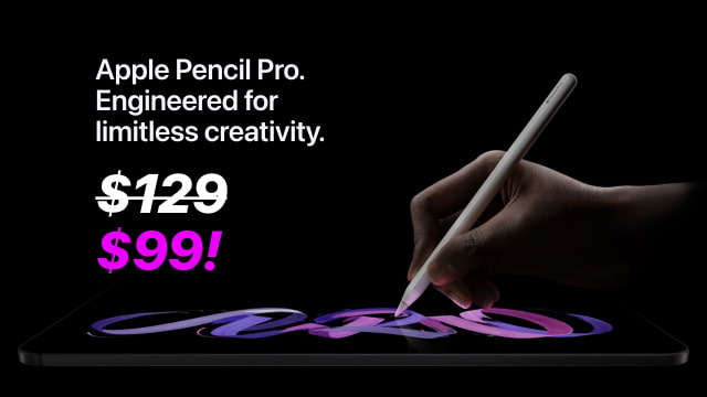 Apple Pencil Pro On Sale for $99 [Lowest Price Ever]