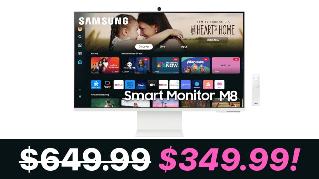 Samsung 27-inch M8 Smart Monitor 4K UHD On Sale for 46% Off [Prime Day Deal]