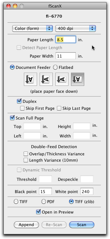 Software For Hi-Speed Fujitsu Scanners