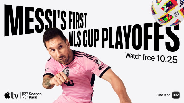 Apple Will Stream Lionel Messi&#039;s MLS Cup Playoffs Debut for Free