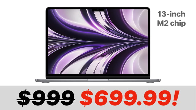 Huge Deal: Apple M2 MacBook Air On Sale for Just $699.99 [Lowest Price Ever]