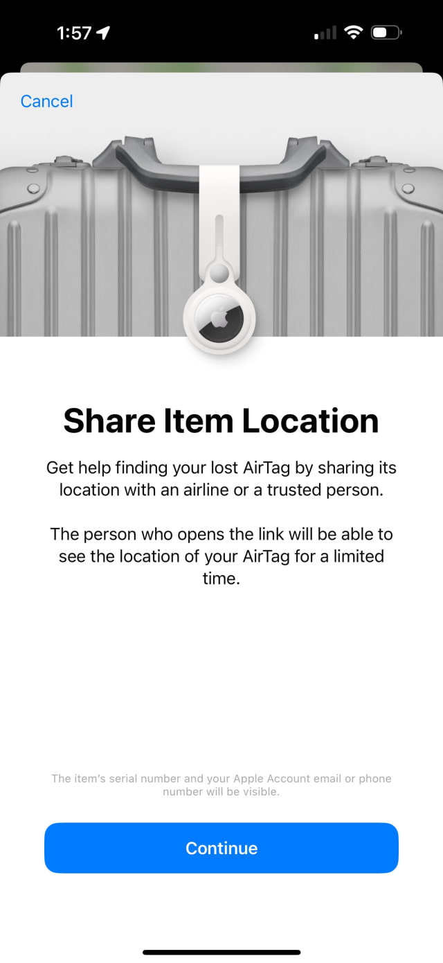 iOS 18.2 Beta 2 Introduces Ability to &#039;Share Item Location&#039; in Find My