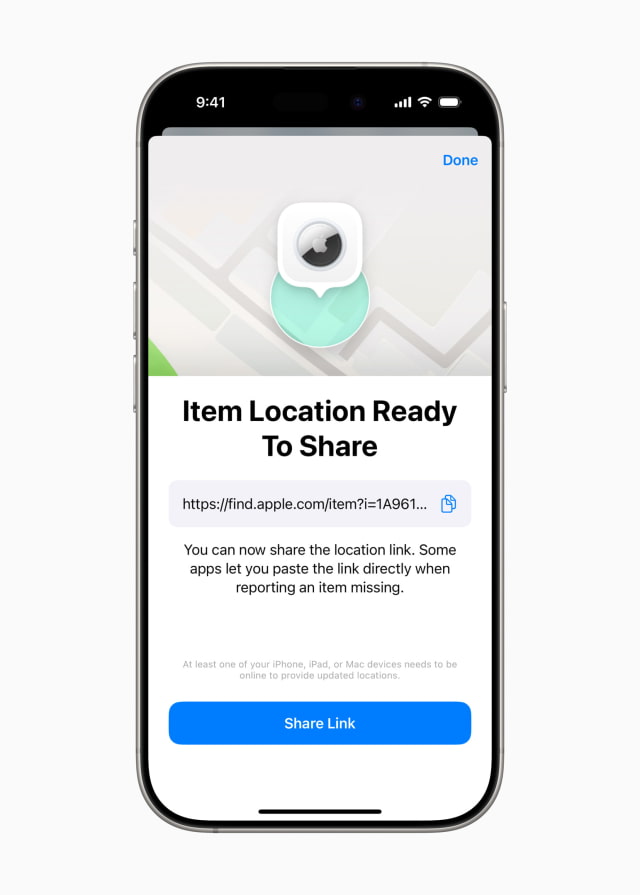 Apple Officially Announces New &#039;Share Item Location&#039; Feature Coming in iOS 18.2