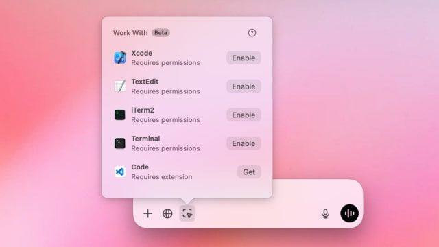 ChatGPT for Mac Now Works With Apps Like Xcode, Terminal, More [Video]