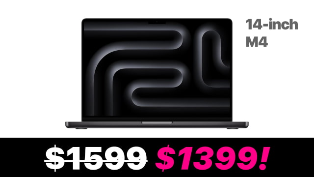 Lowest Price Alert: Save $200 on the New 14-inch M4 MacBook Pro! [Deal]