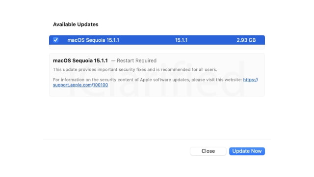 Apple Releases macOS Sequoia 15.1.1 for Mac [Download]