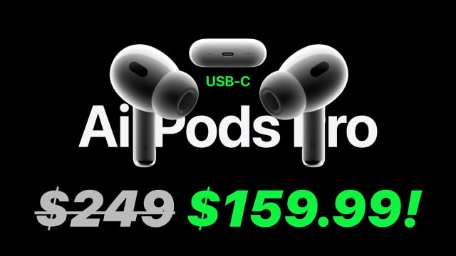 AirPods Pro 2 With USB-C On Sale for $159.99! [Lowest Price Ever]