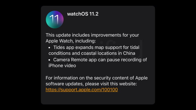 Apple Releases watchOS 11.2 for Apple Watch [Download]