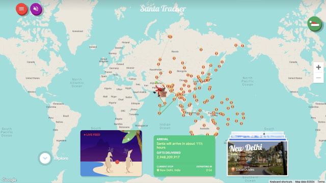 Google and NORAD Launch Santa Trackers for Christmas 2024