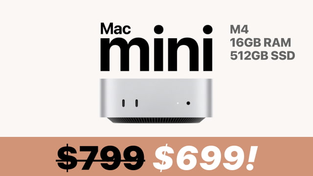 New M4 Mac mini (16GB RAM, 512GB SSD) On Sale for $100 Off [Deal]