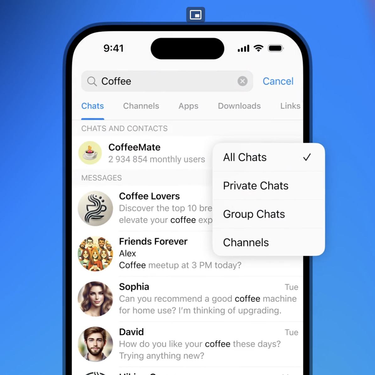 Telegram Reaches Profitability, Debuts First 2025 Update with Collectible Gifts, Message Search Filters, More