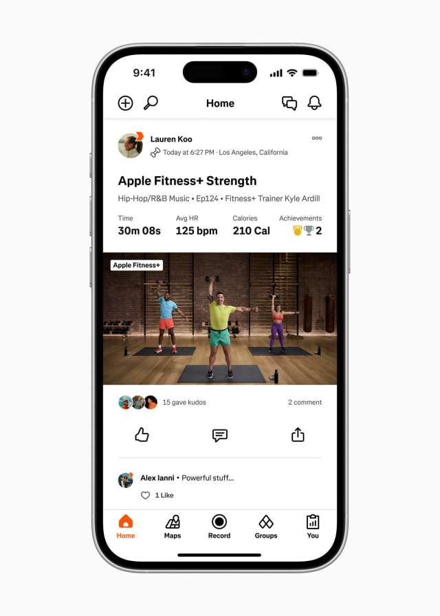 Apple Fitness+ Kicks Off 2025 With New Workouts, Strava Integration, More