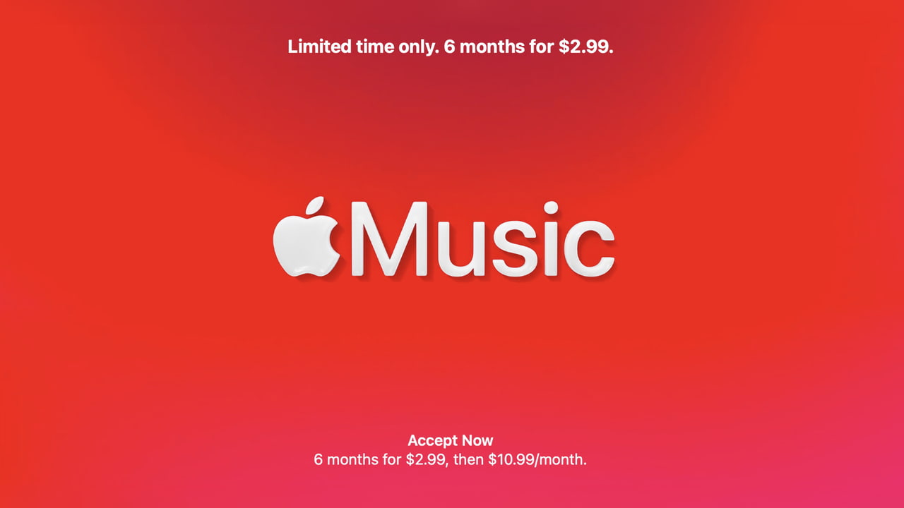 Apple Music's Biggest Offer Ever: Six Months for Just $2.99