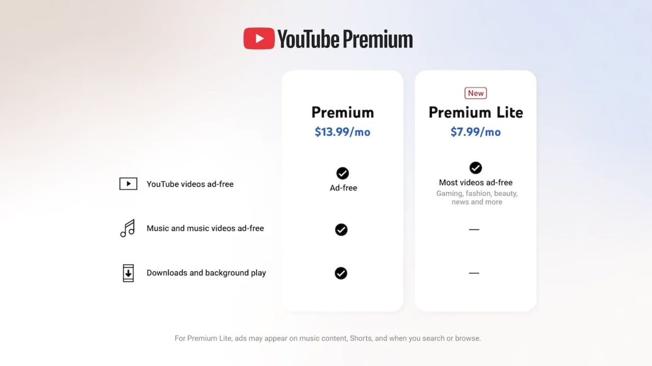 YouTube Unveils .99 Premium Lite Plan [Video]